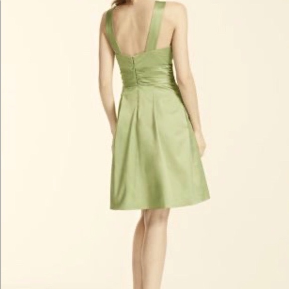 David's Bridal Dresses David Bridal Green Pastel Halter Dress Size